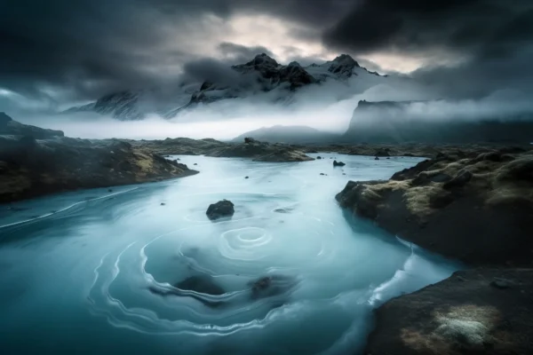 Lac gelé, Islande, photo d'art en vente sur la galerie d'art en ligne